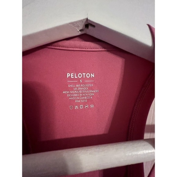 Peloton Tank Pink Tank Fitness Activewear Womens Size Small - Picture 3 of 6